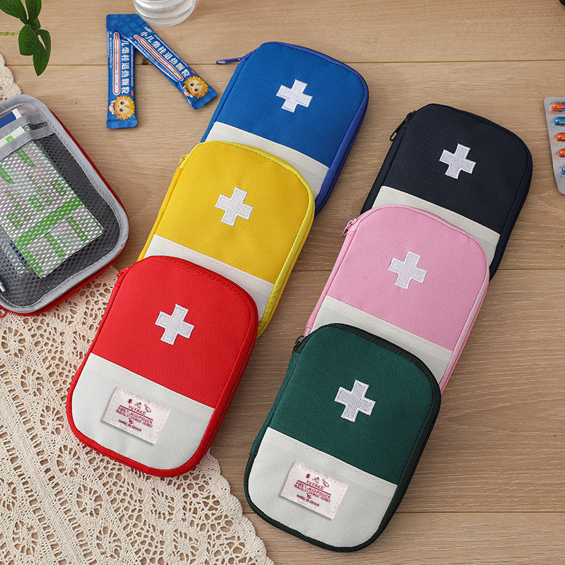 Bivy Bag Emergency - 5 色ミニポータブル旅行応急処置キット - 緊急薬バッグ収納ボックス屋外キャンプサバイバルポーチ薬組織