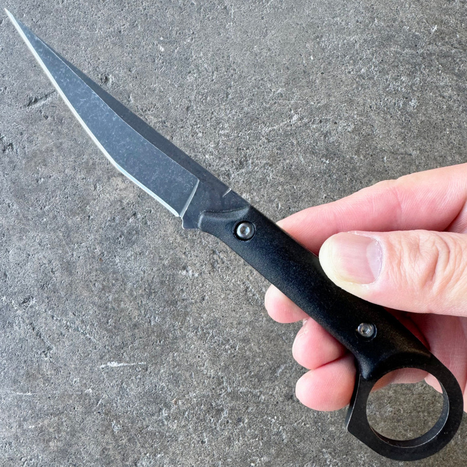 Bushcraft Knife Fixed - 黒色固定刃ナイフ 5Cr13Mov ブレード ABS ハンドル屋外実用的な切断ナイフキャンプポータブルナイフ男性のギフト