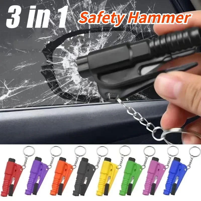 1pc ミニ安全ハンマーキーホルダー脱出車救命脱出ハンマー窓 - Rescue Rope Throw のレビューと価格