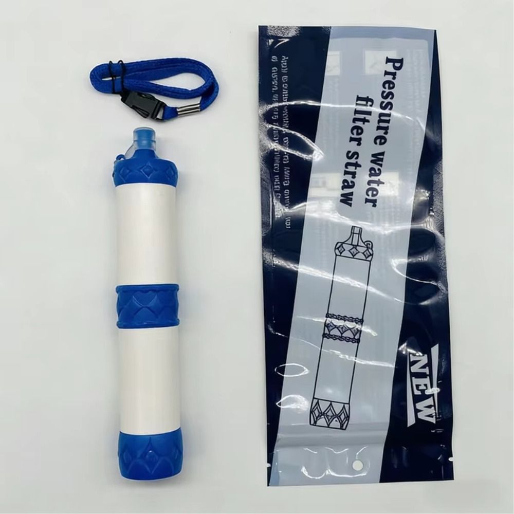 ミニミニ浄水ストロー 直飲み浄水器 サバイバル携帯用飲料水ろ - Water Purification Straw のレビューと価格