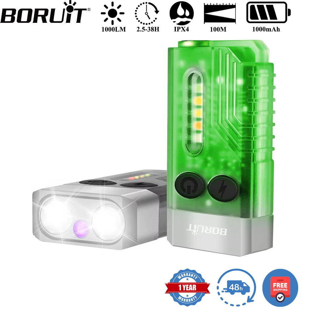 BORUiT V10 キーホルダー UV LED EDC 蛍 - Fishing Kit Compact のレビューと価格