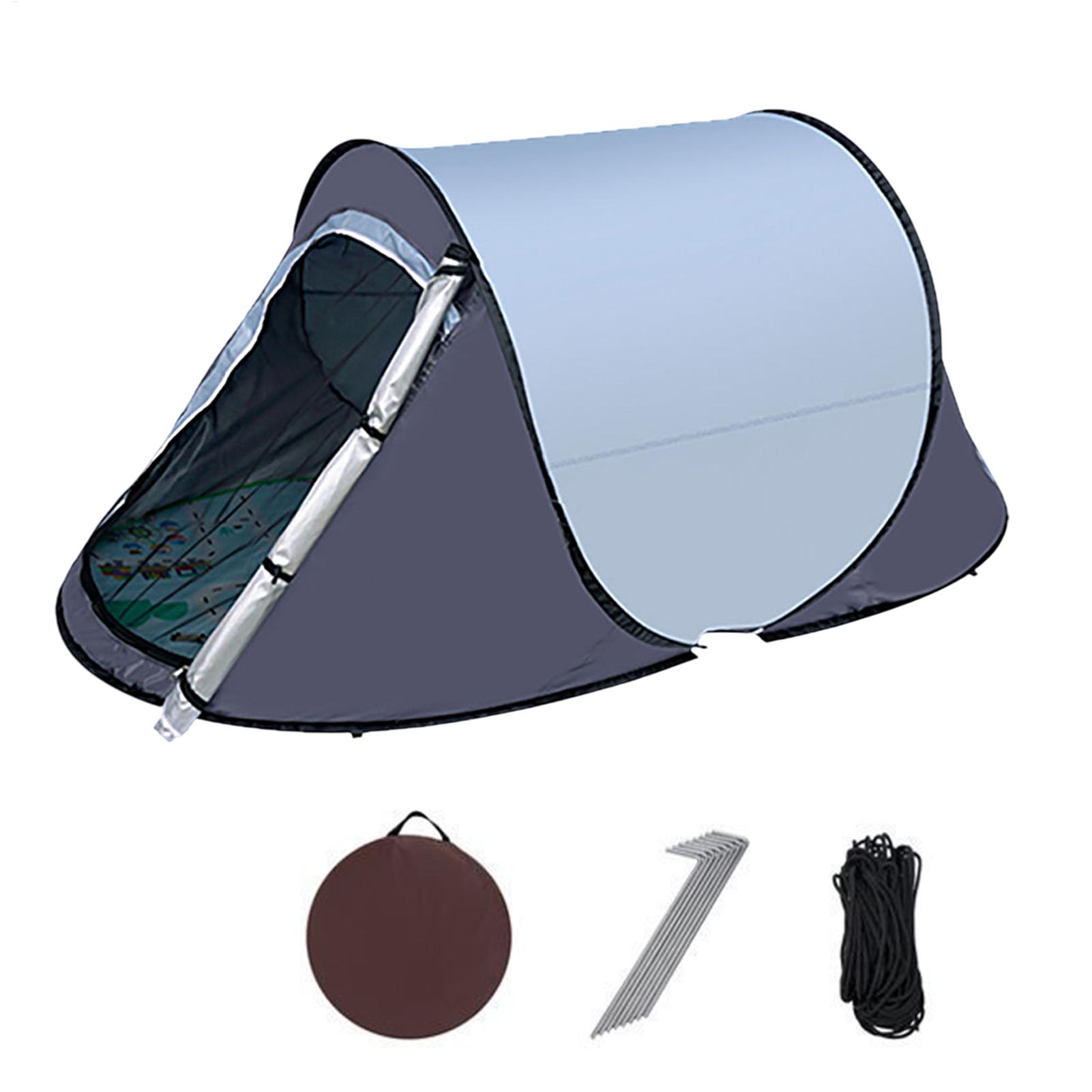 手投げ自動オープンキャンプテント 1-2 人防風防蚊日焼け止 - Emergency Mylar Tent のレビューと価格