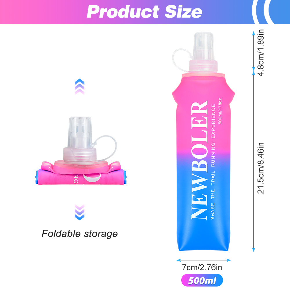 NEWBOLER ウォーターボトル折りたたみソフトフラスコス - Water Bag Collapsible のレビューと価格