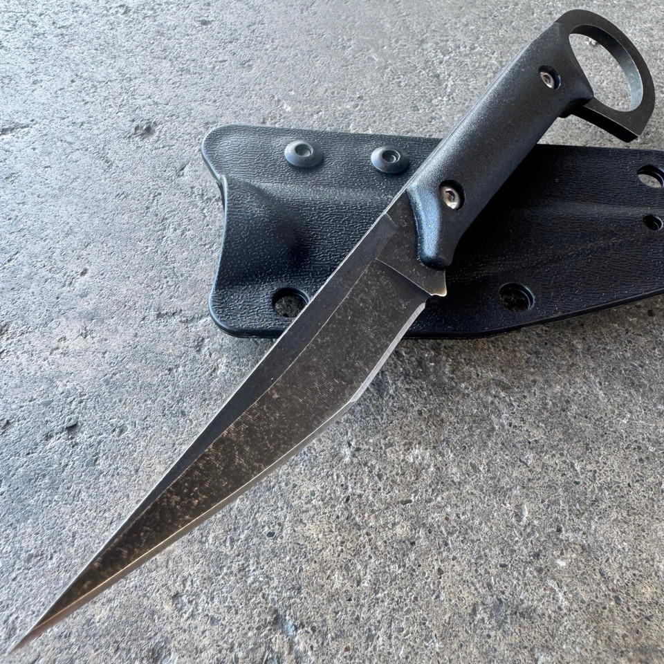 黒色固定刃ナイフ 5Cr13Mov ブレード ABS ハンド - Bushcraft Knife Fixed のレビューと価格