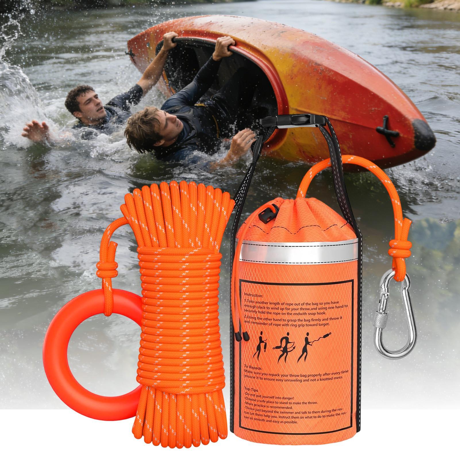15 ボートフローティングレスキュースローバッグキット救命ラ - Rescue Rope Throw のレビューと価格